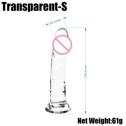 Simulated textured suction cup, penis, multi-colored jelly, dildo, adult sex products, manufacturers can send one piece at the source.