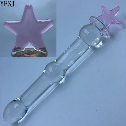 Female sex toys, massage stick, dildo, backyard, anal plug, masturbator, simulated crystal penis, adult toys.