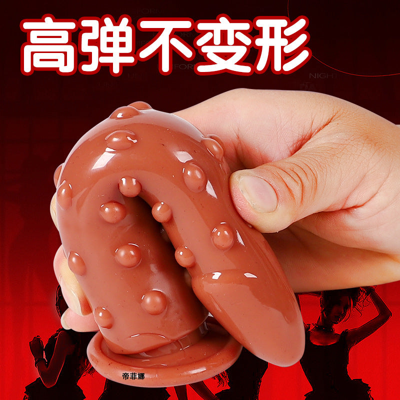 With granular dildo vaginal massage masturbator female masturbator simulated penis sex adult products