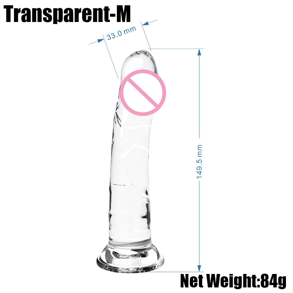 Simulated textured suction cup, penis, multi-colored jelly, dildo, adult sex products, manufacturers can send one piece at the source.