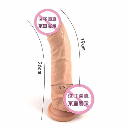 5.2 Big waist thick simulated penis female masturbation appliance male root inverted mold female adult products dildo
