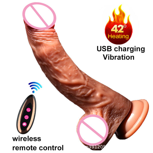 hot-selling simulated penis women's silicone electric dildo masturbator adult sex toys factory direct sales