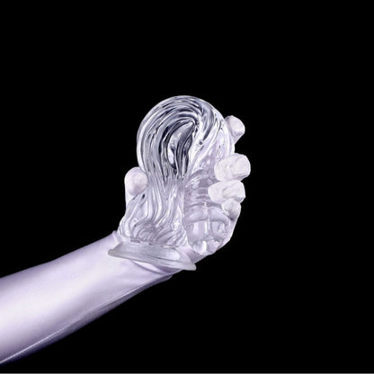 TPE high-transparency crystal simulation penis crocodile dick series female masturbator manual massage stick, sex fake penis