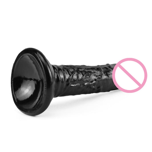 Love Spring Little Prince Egg-free Simulation Transparent Color Crystal Small Dick Adult Masturbator Sucker Dildo