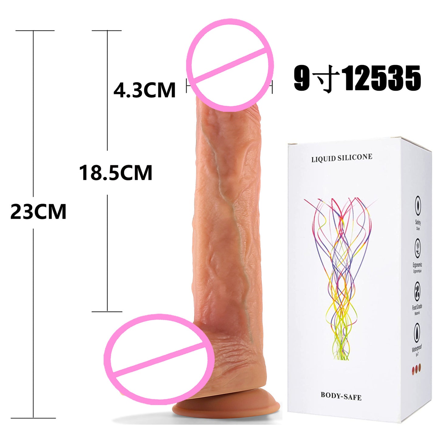 SAMEYO liquid silicone penis female masturbator into the body simulation penis super soft dildo adult products