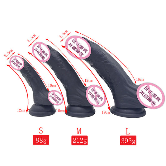 Liquid silicone penis simulation dildo masturbator sex adult sex products massage wholesale color mixing SML