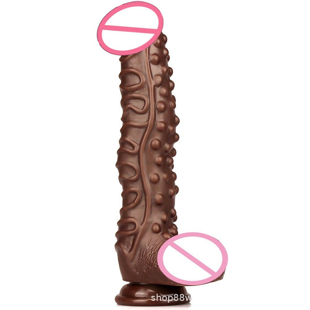cross-border oversized transparent simulated penis female masturbator adult alternative sex orgasm jj dildo