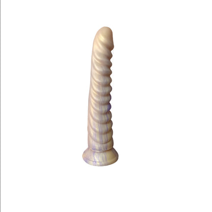 Dragon scale mixed color silicone simulated penis lady with backyard anal plug dildo adult sex products masturbator stick