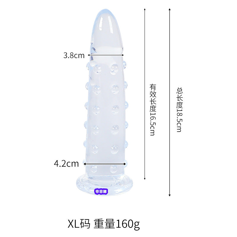 With granular dildo vaginal massage masturbator female masturbator simulated penis sex adult products