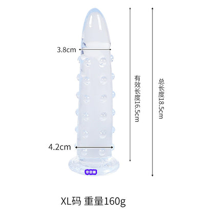 With granular dildo vaginal massage masturbator female masturbator simulated penis sex adult products