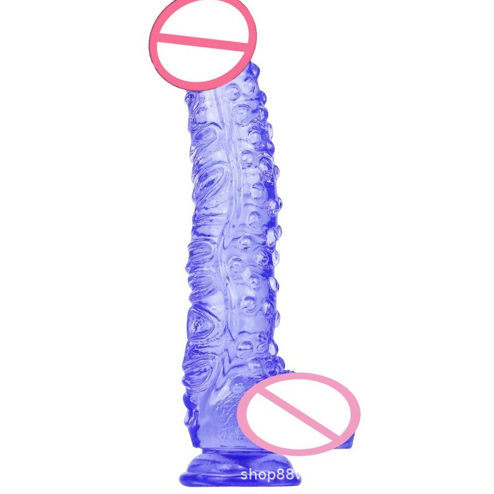 cross-border oversized transparent simulated penis female masturbator adult alternative sex orgasm jj dildo