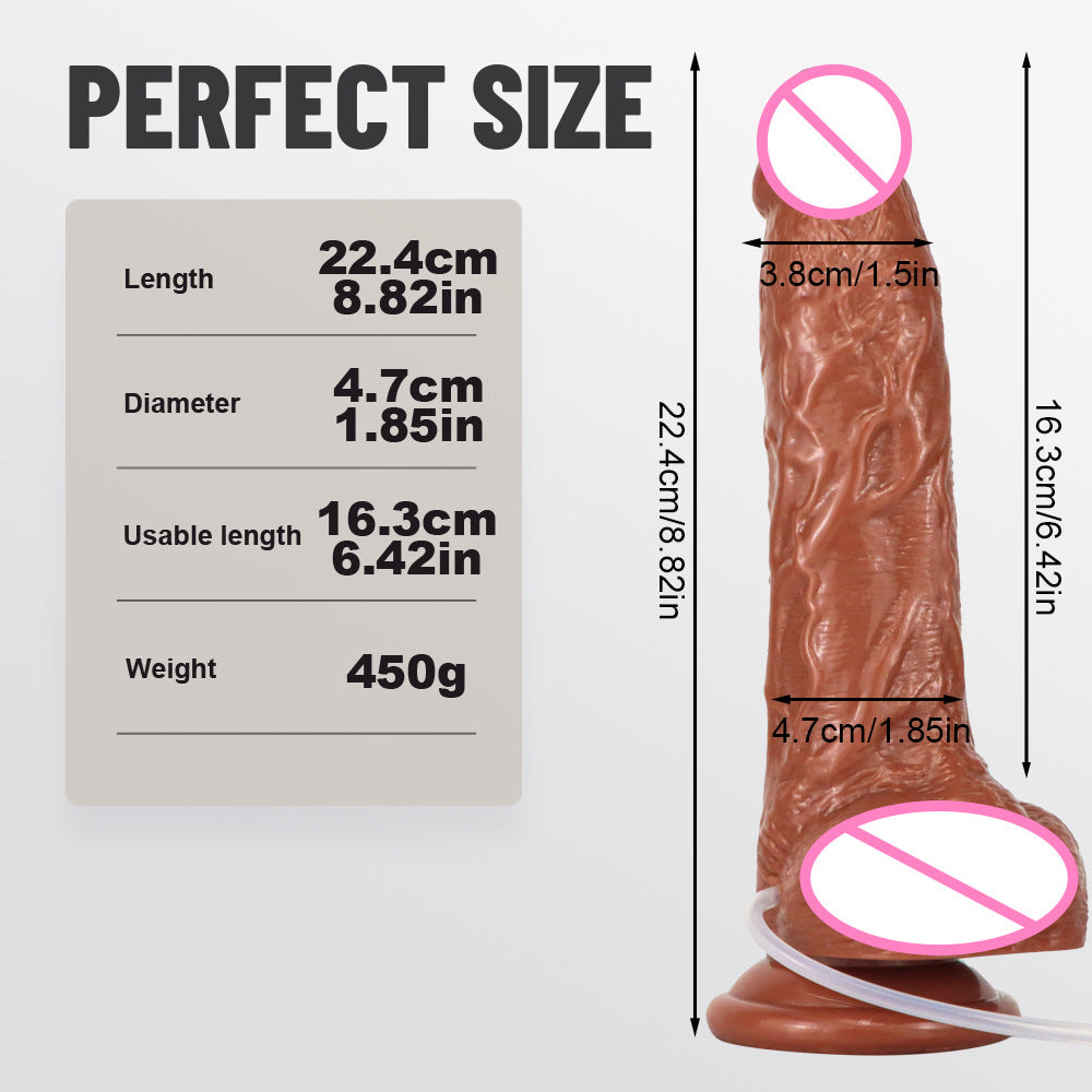 Water spray simulation penis female orgasm spray imitation ejaculation masturbator PVC dildo sex adult products