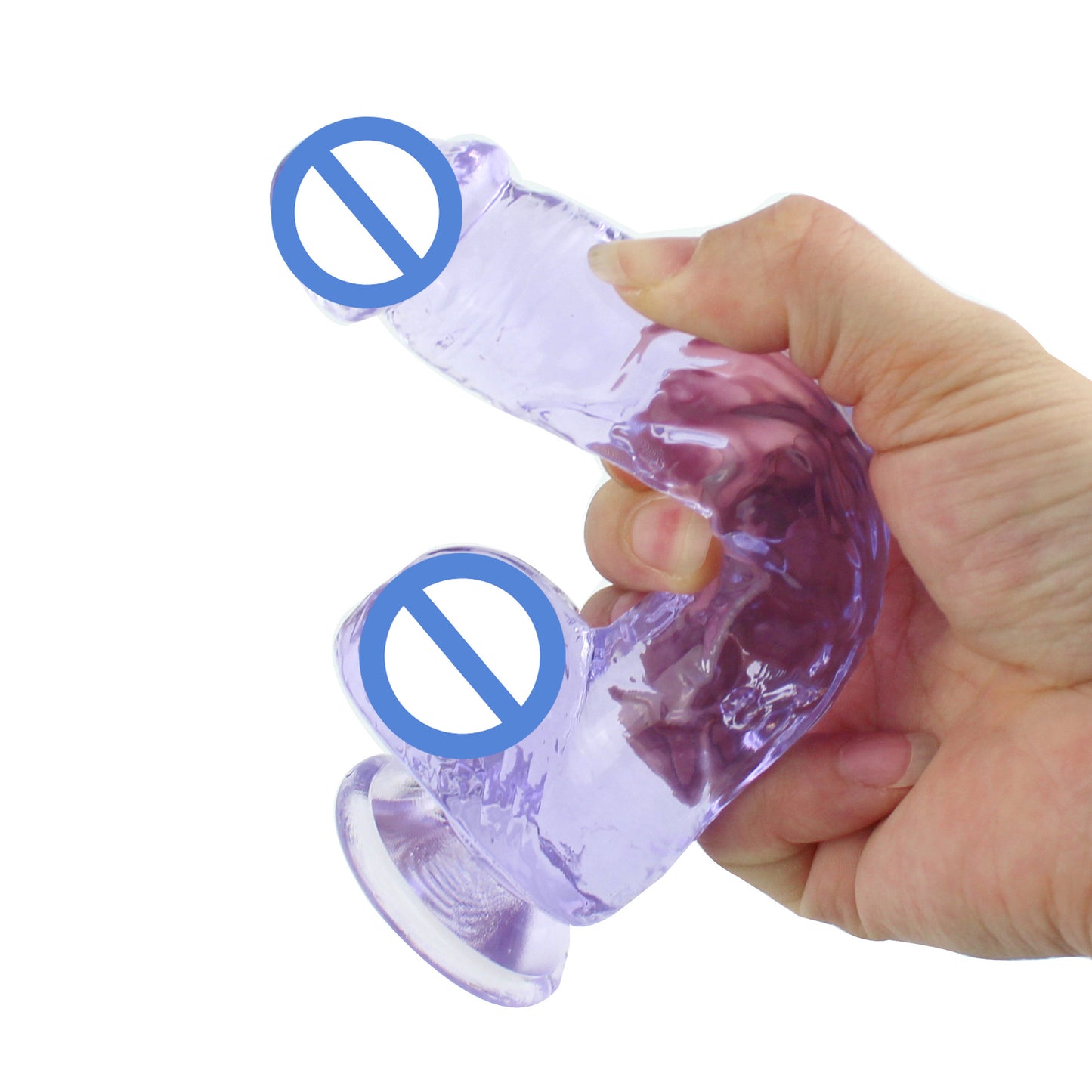Dildo XXS Phantom Mini Dildo Transparent Crystal Simulation Dildo Women's Sex Products TPE Factory