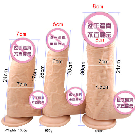 6Cm6.5cm7cm8cm artificial penis stallion fake penis fisting female masturbator adult sex products