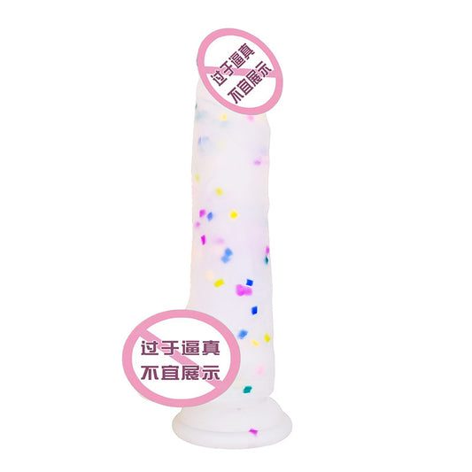 Female simulation adult penis crystal jelly dildo super thick sex toys adult wholesale hard fake cow cow